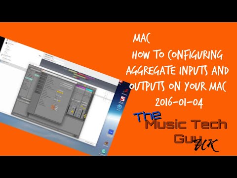 How to configuring aggregate inputs and outputs on your MAC