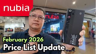 NUBIA Price List Update February 2026