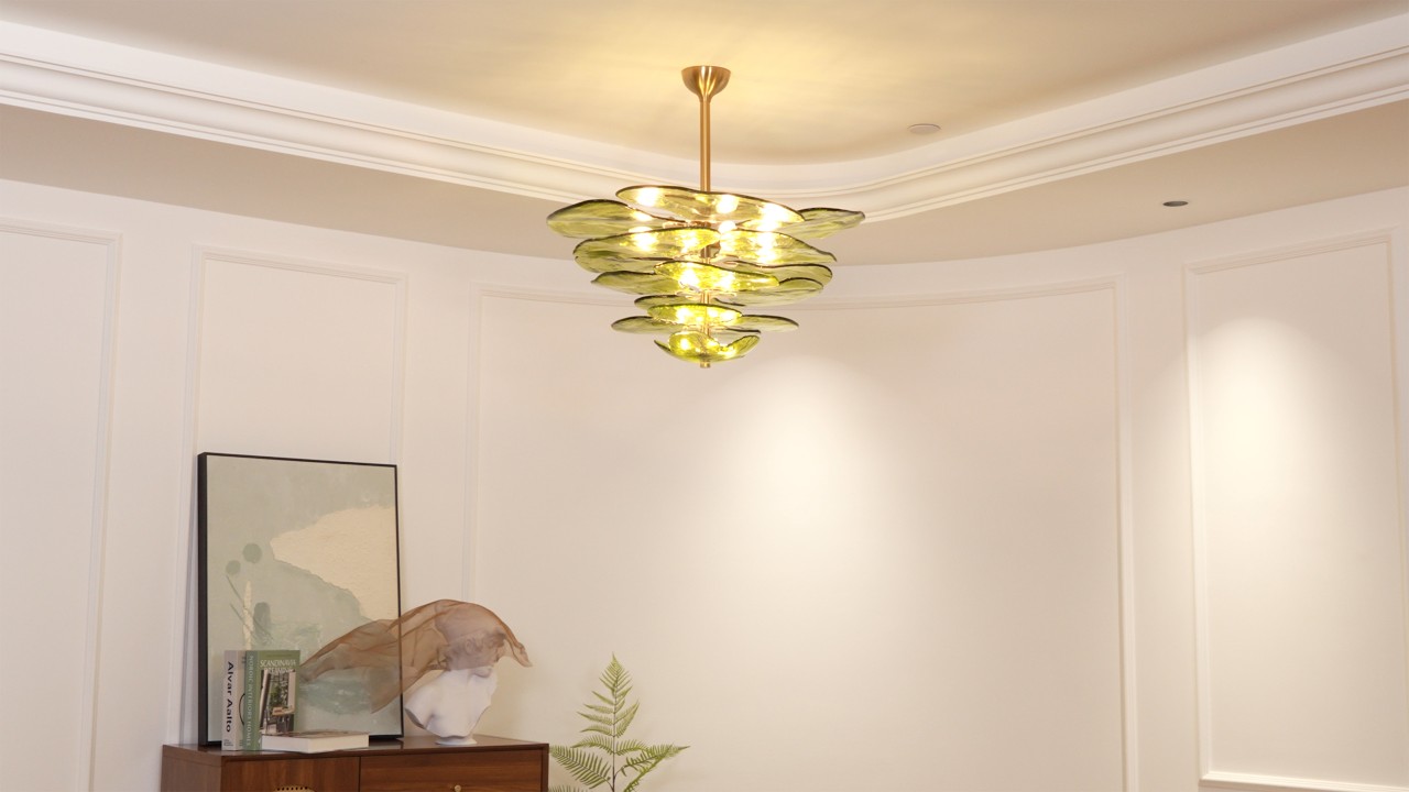 Nympha Tiered Glass Chandelier video