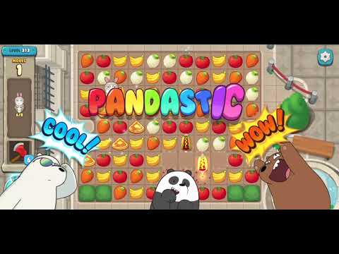 We Bare Bears Match3 Repairs Level 313 - No Boosters
