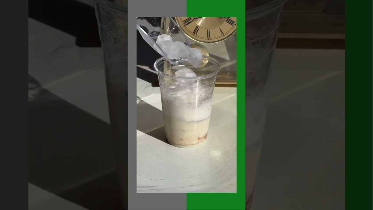 maple cinnamon matcha latte 🍁🥯🍵