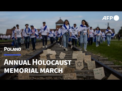 Annual Holocaust memorial march takes place at Auschwitz | AFP