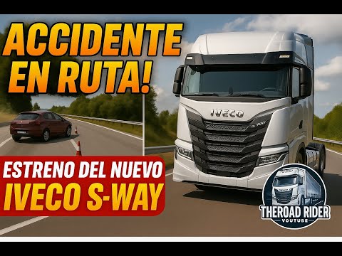 🚨 ¡Accidente en Ruta! | Estreno del NUEVO IVECO S-WAY 530cv 💥 | De Sagunto a Mieres