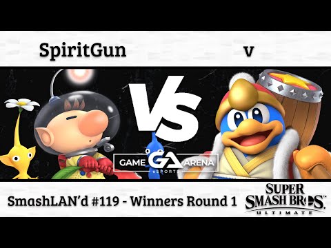 SmashLAN'd 119: SpiritGun (Olimar) vs. v (King Dedede) - Winners Round 1