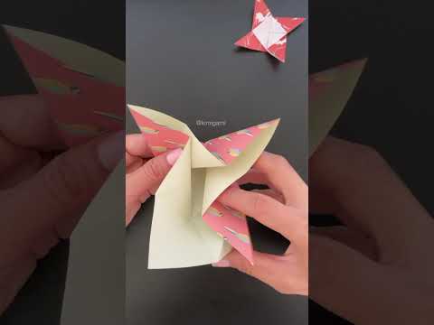 How to fold origami Menko envelope (Traditional) #shorts