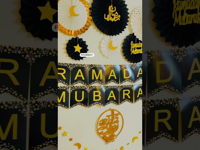Vídeo relacionado con Eastuy Banner del Ramadán Kareem - Tenturas Negras para el hogar, Pared Happy Ramadan Mubarak,Banner Ramadan , Pared Negra mencionado