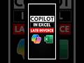 Manage Late Invoices With Copilot in Excel