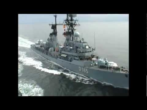 Bundesmarine Zerstörer Z103 Filmaufnahmen u. Gemälde D185 D186 D187 Lütjens Mölders Rommel