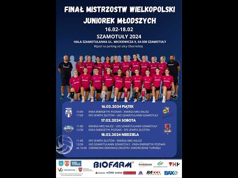 Finał Wojewódzki Kadetek: Enea Energetyk Poznań - SPS Sparta Złotów