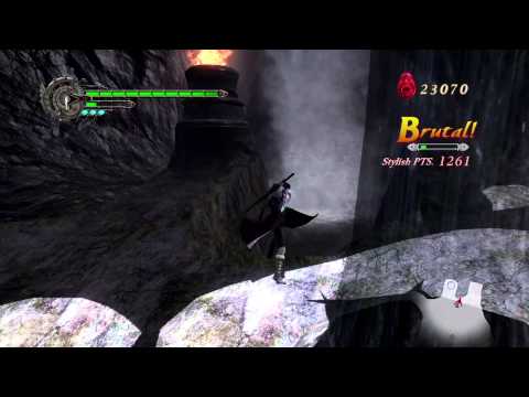 Devil May Cry 4: SE playthrough (PS4) pt14 - Jungle Hunt/Bottomless Pit TORTURE