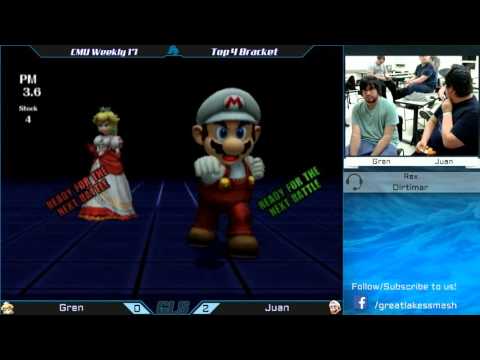 CMU Weekly 17 Losers Semis - Zen (Peach/Squirtle) vs. Chosen Juan (Mario)