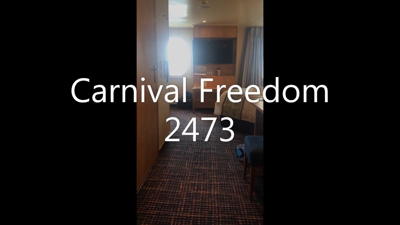 Carnival Freedom - Cabin 2473 - Video 1
