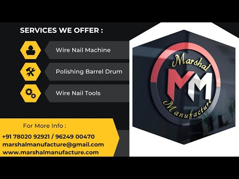 Wire Nail Polishing Machine