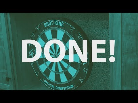 Dartboard cabinet is DONE