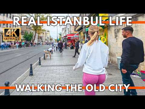 4K Istanbul Turkey: Grand Bazaar to Blue Mosque | Street Life
