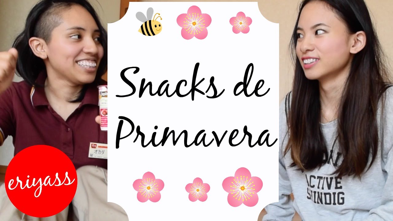 Probando Snacks Japoneses de Primavera
