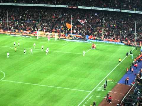 Barcelona v Valencia - 16/10/10 - Puyol Scores Winner against Valencia