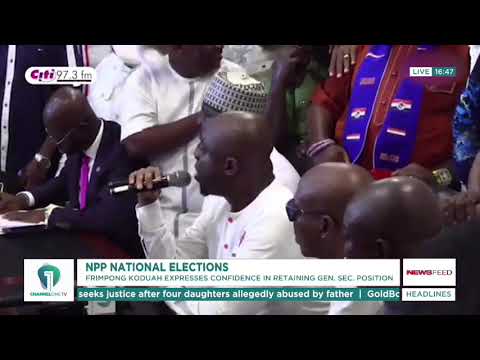 Kodua Seeks Another Term as NPP General Secretary