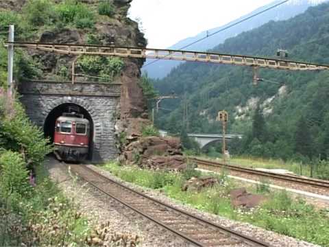 083 Gotthard Railway South Ramp Summer 2005 (2): form Faido to Airolo - BEST GOTTHARD on YouTube