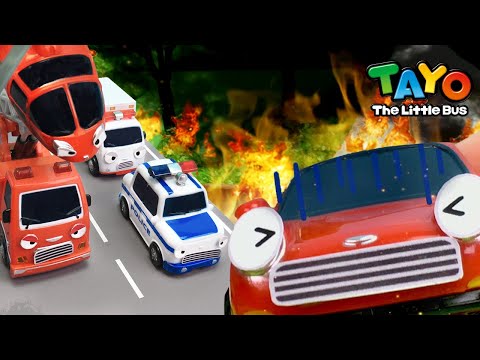 Tayo Rescue Team Song l Speed the racing car is in danger! l Brave Cars l Tayo the Little Bus