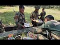 Khule Main Lunch Karte Hue Hamare Foji Bhai Training Indianarmy Bsf Cisf Itbp India