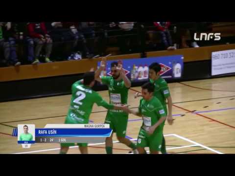 Gol Rafa Usín (1-2) en el Levante UD FS - Magna Gurpea. 1Div, J23