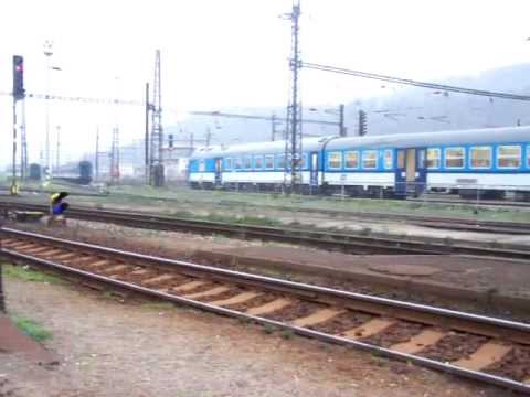 Odjezd vlaku Os 6415 ze stanice Ústí nad Labem západ