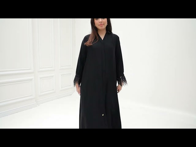 عباية بشت كم دانتل كسرات 1094601