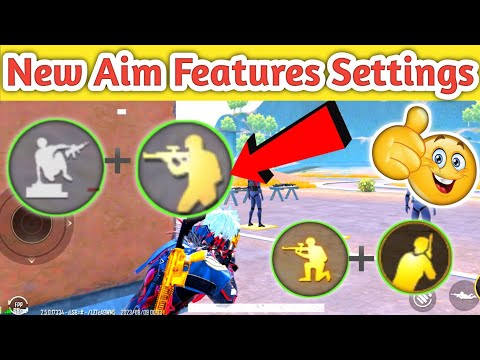 BGMI Aim Features Settings| Bgmi aim features tips and tricks @Levinho