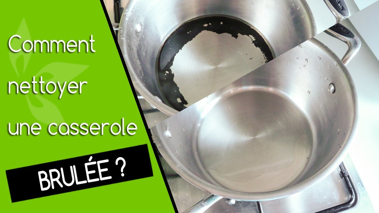 Comment nettoyer une casserole en inox jaunie par la chaleur