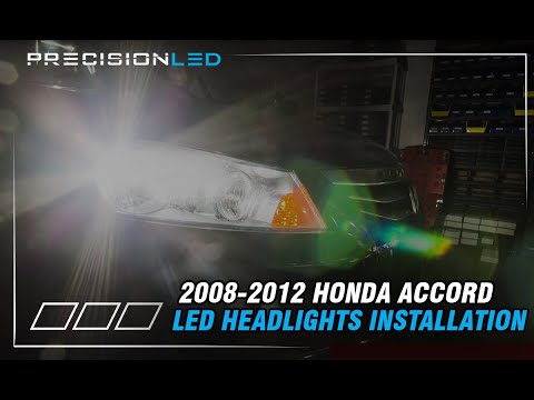 Honda Accord LED Headlights How To Install - 8th...