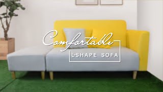 Hakuna 2 Seater Velvet Chaise Lounge Sofa