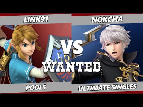 WANTED S4 C4 - Link91 (Link) Vs. Nokcha (Robin) SSBU Ultimate Tournament