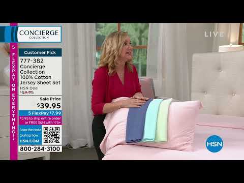 HSN | Concierge Collection Bedding 02.14.2023 - 03 PM