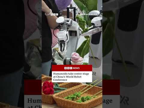 Humanoids take center stage at China’s World Robot Conference. #Robots #China #BBCNews
