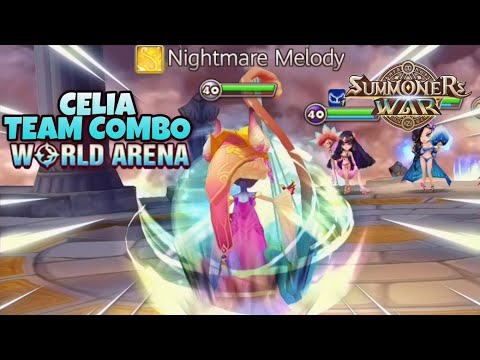 Celia Team Combo in World Arena - Summoners War
