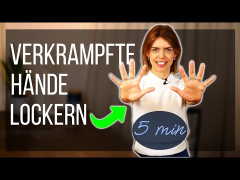 Relax cramped hands IMMEDIATELY and release the pain - 5 min routine
