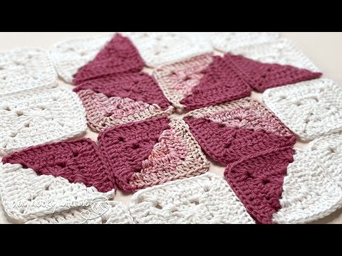 Crochet Amazing Quilt Style Blocks Using This Easy Square 🤩 Plus a Cool Hack ! 🧶