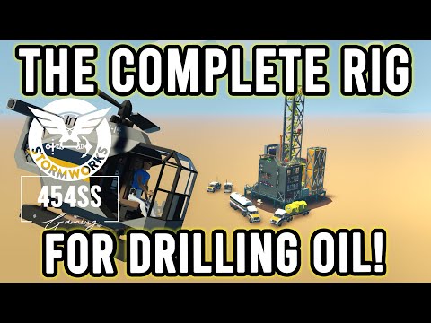 AUTOMATED Oil Rig for the Stormworks Oil Drilling Update!