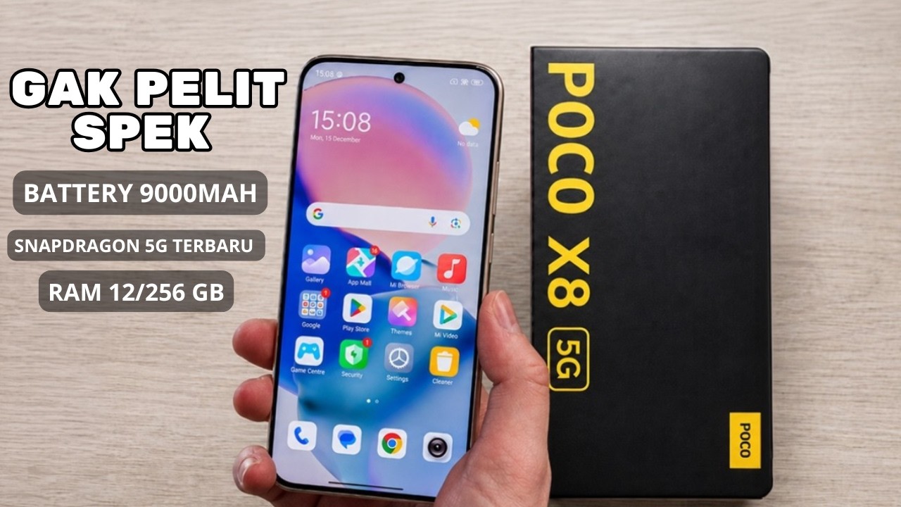 XIAOMI GAK NGASIH KENDOR‼️POCO X8 5G BENERAN DIKASIH UPGRADE BESAR2AN