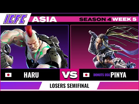 Haru (Jack-7) vs Pinya (Master Raven) - Losers Semifinal ICFC Tekken 7 Season 4 Week 5