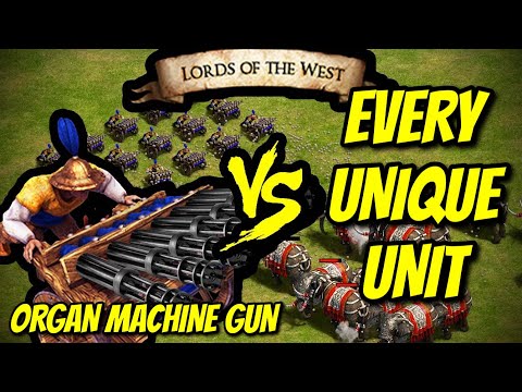 50x FASTER FIRING ORGAN GUN vs EVERY UNIQUE UNIT | AoE II: Definitive Edition