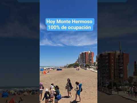 Monte Hermoso 100% de ocupación hoy #shorts #viralshorts