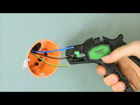 HAUPA 210695 Automatische Abisolierzange / Automatic wire stripper