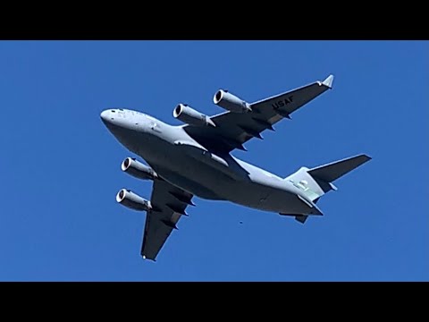 C-17 Globemaster, Low Altitude Over Pasco, WA 9/16/21