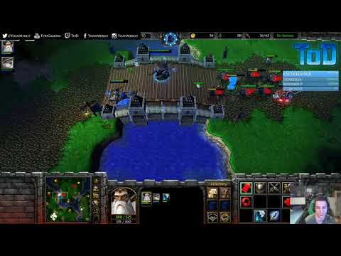 Warcraft III #688 PTR - BoO-CrAfT Human vs NightElf (Two Rivers)