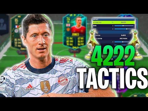GOAT TACTICS! MOST *META* ELITE 4222 CUSTOM TACTICS/PLAYER INSTRUCTIONS - FIFA 22 ULTIMATE TEAM