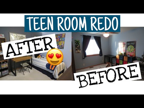 Teen Room Redo || Boys Room Decor Ideas || 2020