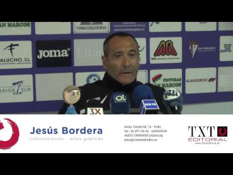 Roda de premsa - San Fernando CD 4 - 1 Ontinyent CF - J. Carlos Mullor