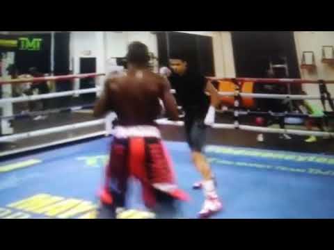 Rolly Romero in Cuban Boxing school with Guillermo Rigondeaux